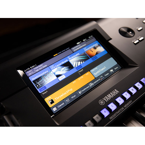 Genos2 LCD display