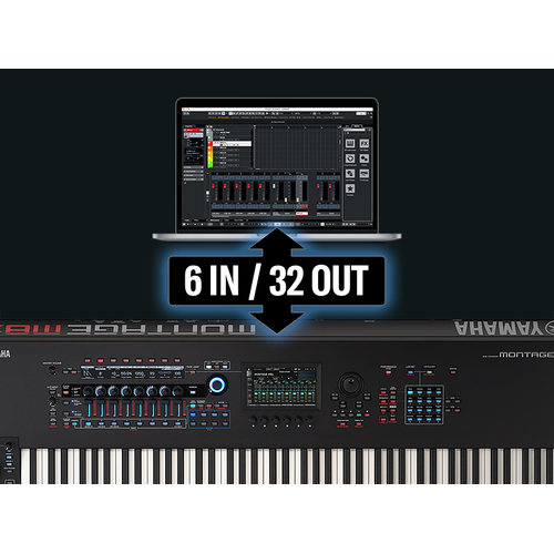 USB MIDI and multichannel audio interface