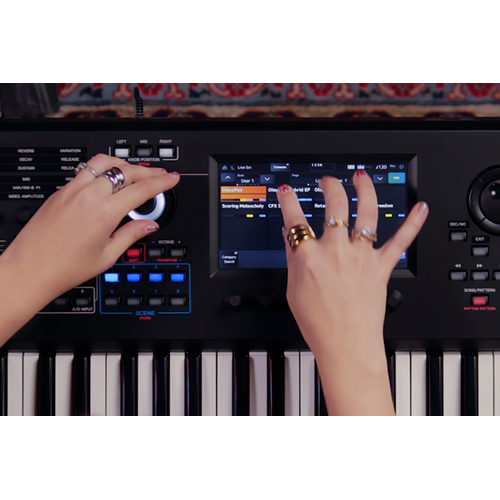 Image showing the WORKFLOW feature with the Super Knob and intuitive, fast display navigation