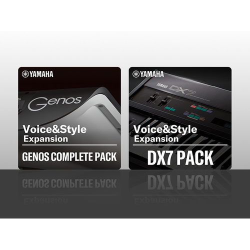 Genos Complete Pack and DX7 Pack icons
