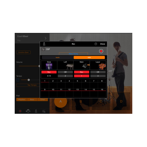 MULTI-TRACK SONG RECORDER