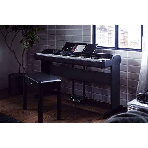 A Yamaha P-S500 digital piano in a room